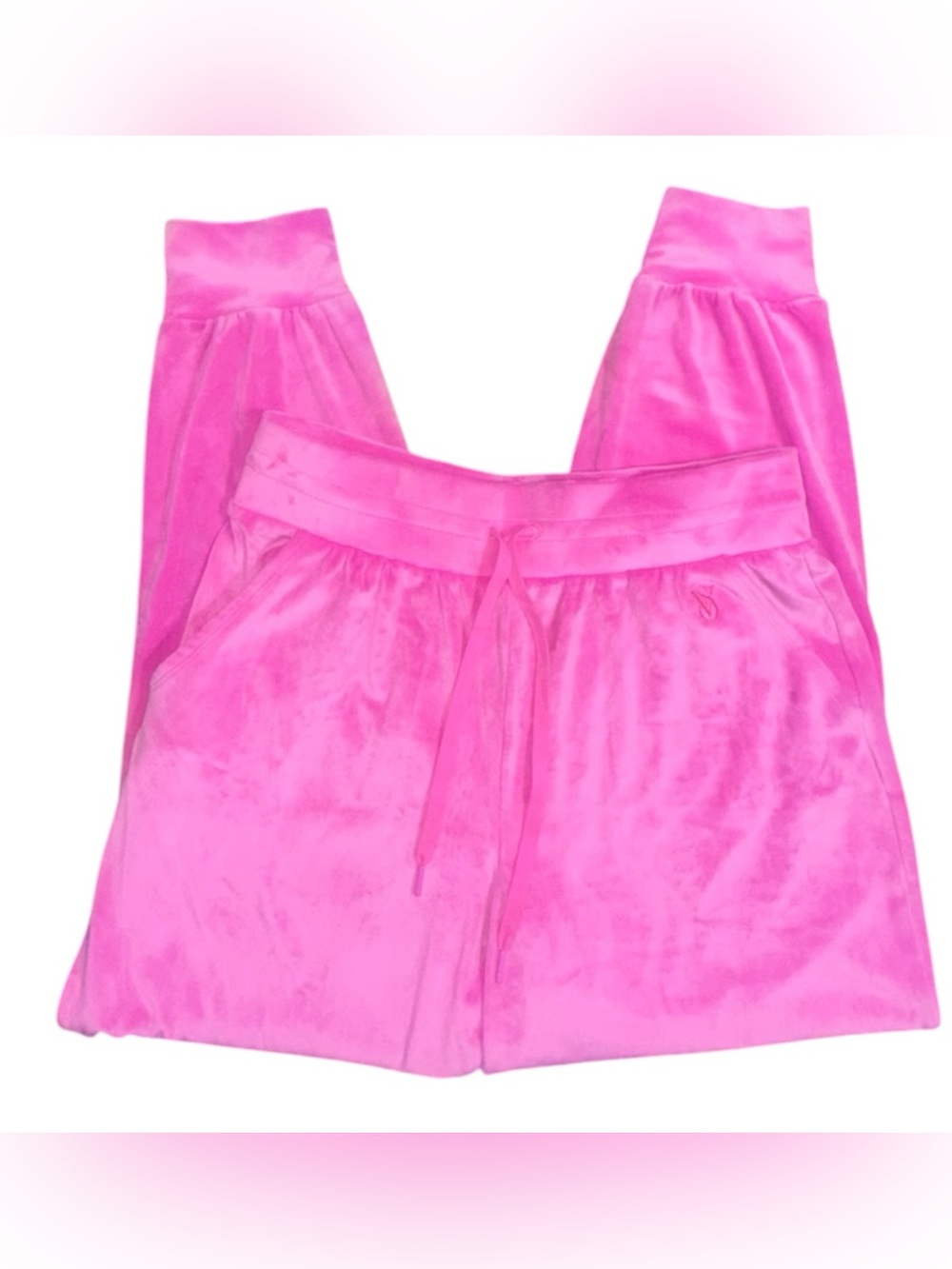 Victoriaโs Secret On Point Pink Velour Joggers!